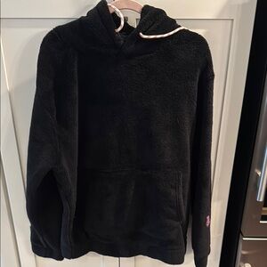 Plush Black Hoodie